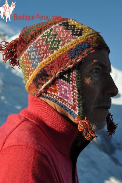 Peruvian hat men, Bonnet Péruvien Homme, Chullo peruano, bonnet homme, men  hat, péruvian hat, bonnet péruvien tricoté main, Chullo Taquile -   France