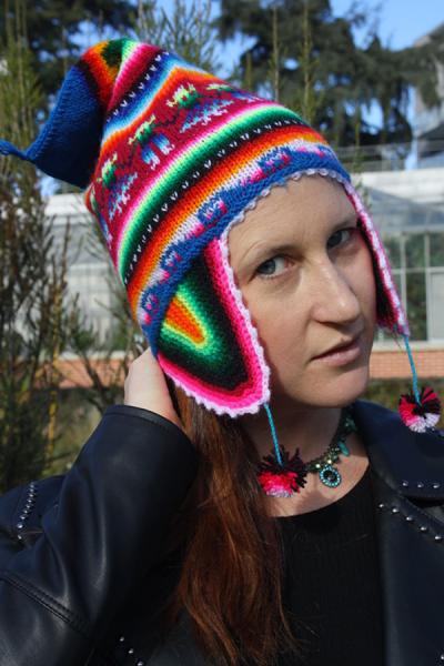 Véritable Bonnet Péruvien pour enfant, Chullo l'altiplano, bonnet péruvien  tricoté main, bonnet péruvien enfant, bonnet péruvien fait main -   France