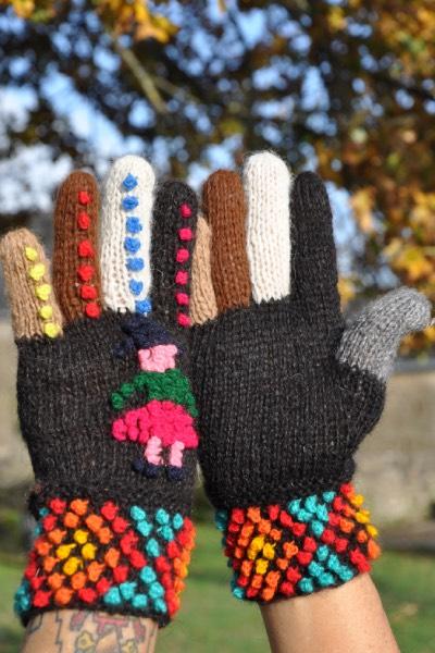 Gants peruvien Inti. - Gants-moufles et mitaines - FEMME - Boutique Pérou