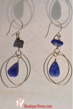 Pierre sodalite ou lapis-lazuli. Pièce unique