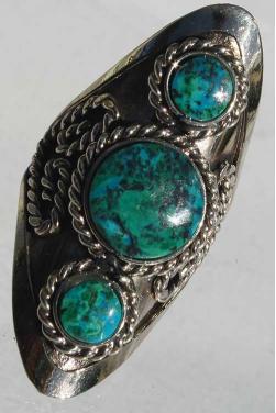 Bague avec pierre turquoise