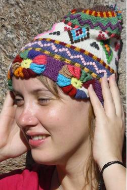 Bonnet pour femme couleurs d'automne
