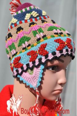 Bonnet péruvien enfant - Bonnets laine - Vêtements enfants Poutali