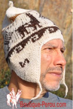 Bonnet péruvien homme d'Ocongate Inti - Bonnet péruvien homme - HOMME -  Boutique Pérou