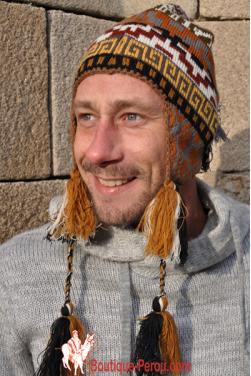 Bonnet péruvien homme Ocongate Chakana