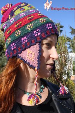 Bonnet pour femme couleurs d'automne