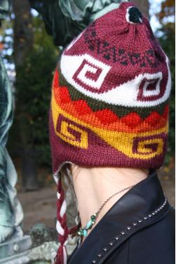 Bonnet péruvien en laine