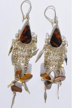 Boucles d'oreilles tigrillo