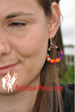 Boucles d'oreilles péruviennes