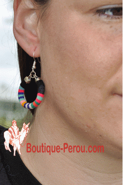Pair de Boucles d'oreilles péruviennes