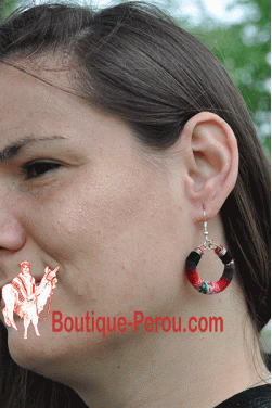 Pair de Boucles d'oreilles péruviennes