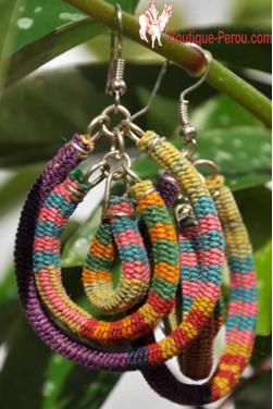 Boucles d'oreilles arco iris