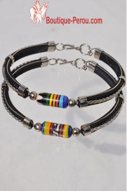 Lot de deux bracelet rainbow.