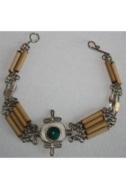 Bracelet Kime en pierre chrysocolle ou turquoise