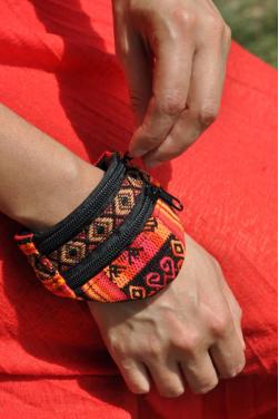Bracelet Porte monnaie péruvien