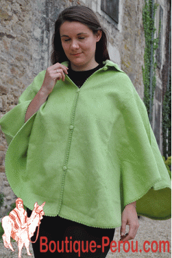 Poncho en Alpaga grand confort pour femme