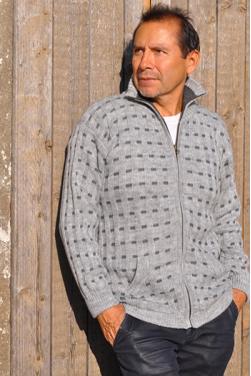 Veste homme Inca laine d'alpaga