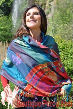 Foulard couleur arc en ciel