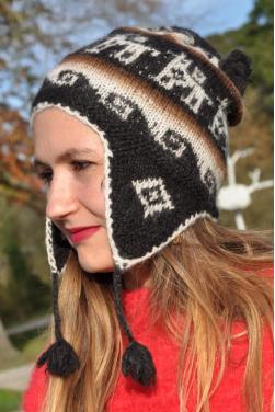 Bonnet péruvien inca