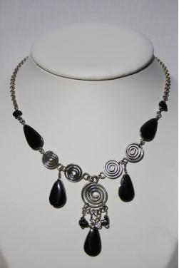 Collier Nazca pierre onyx