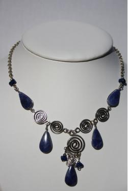 Collier Nazca pierre lapis-lazuli