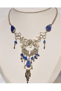 Collier Quilla pierre lapis-lazuli