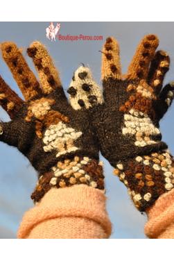 Gants couleurs des Andes