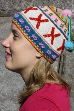 Bonnet pour femme couleurs d'hiver