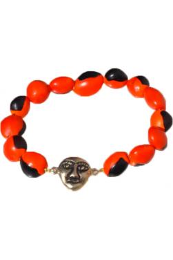 Bracelet de la chance en graines huayruro