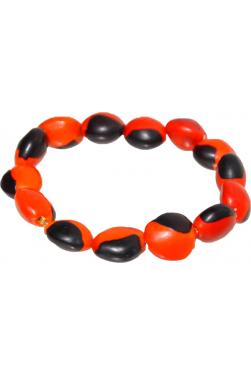 Bracelet de la chance en graines huayruro