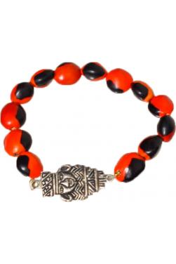 Bracelet  huayruro porte bonheur