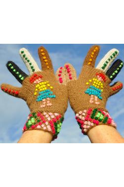 Gants peruvien Taquile.