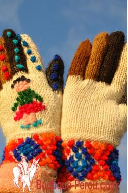 Gants peruvien Sillustani.