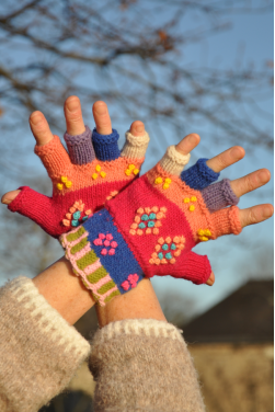 Paire de Mitaines Peruviennes