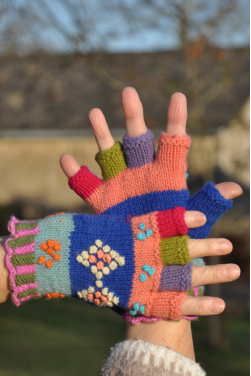 Mitaines en laine naturelle de qualité supérieure