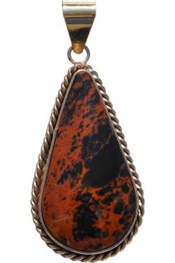 Pendentif en pierre Oeil-de-tigre