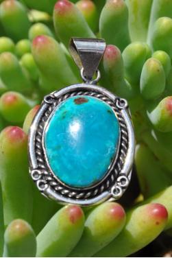 Pendentif en turquoise