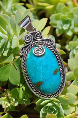 Pendentif en turquoise