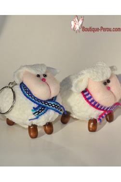 Lot de deux Porte clefs mouton