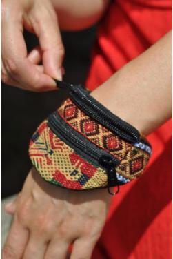 Bracelet porte monnaie