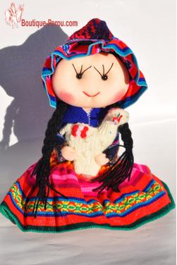 Poupée cholita de Cuzco.