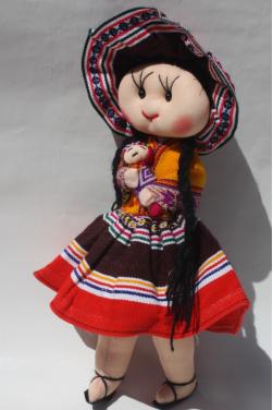 Poupée cholita de Cuzco.