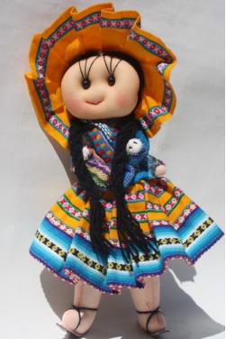 Poupée tissu de cuzco