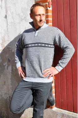 Pull gris Altiplano