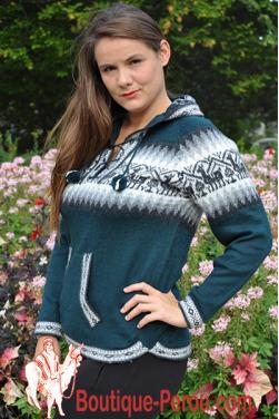 Pull en laine d'alpaga