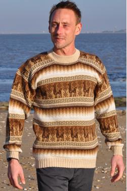 Pull Chaski en laine d'alpaga