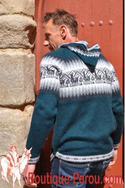 Pull Chaski en laine d'alpaga