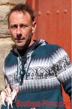 Pull Chaski en laine d'alpaga