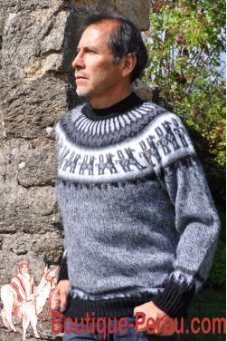 Pull de l'altiplano gris.