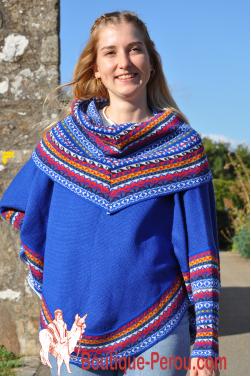 Poncho en Alpaga pour femme